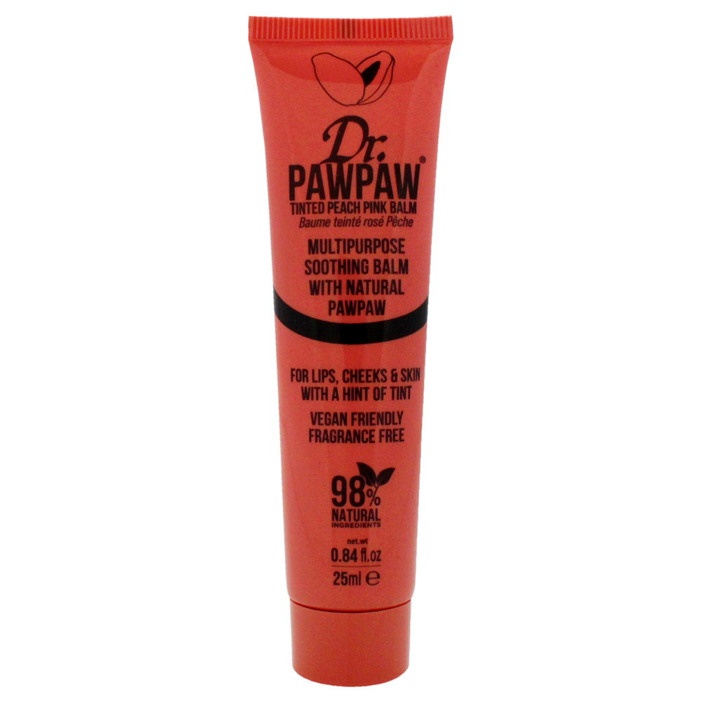 Multipurpose Soothing Tinted Balm - Peach Pink by Dr. PawPaw 0.84 oz Makeup